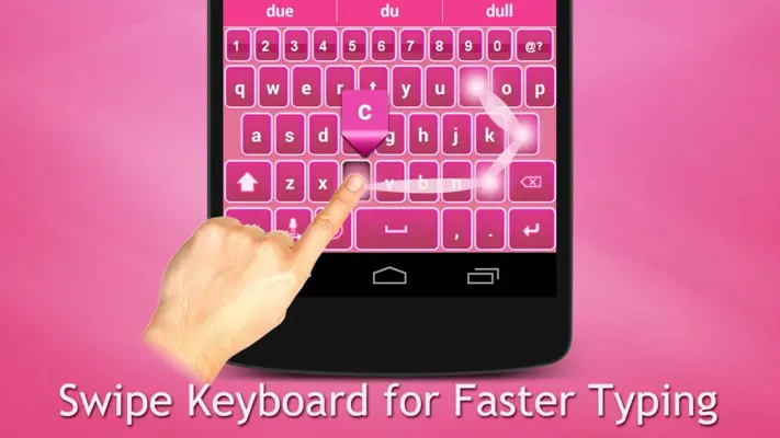 Fancy Pink Keyboard android App screenshot 3